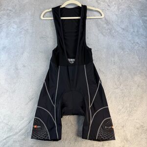 Funkier Cycling Bib Shorts Size 42 USA 32 Padded Road Bike Black